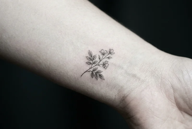 Fineline Tattoo Stil – Goga Ink Stuttgart